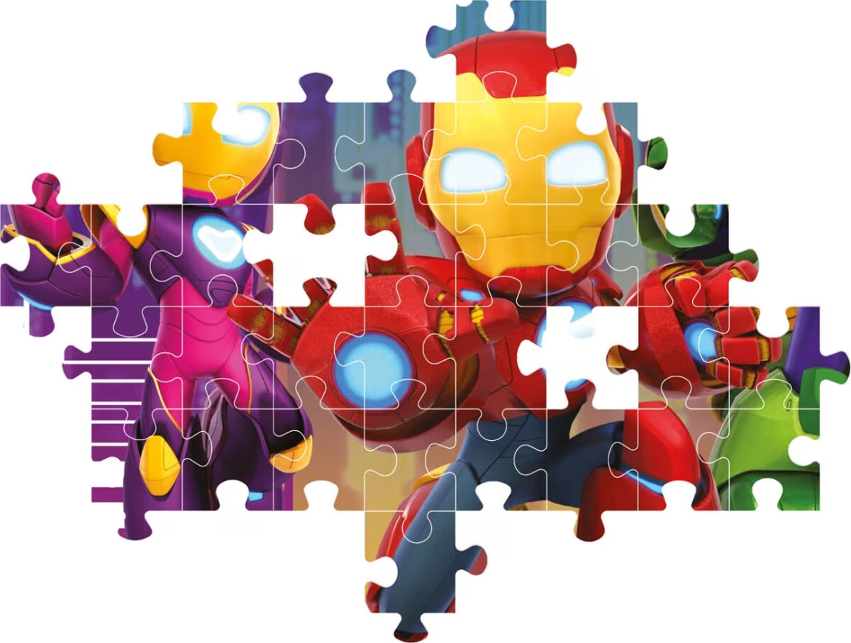Clementoni - Iron Man Awesome Friends Puzzle - 60 Brikker