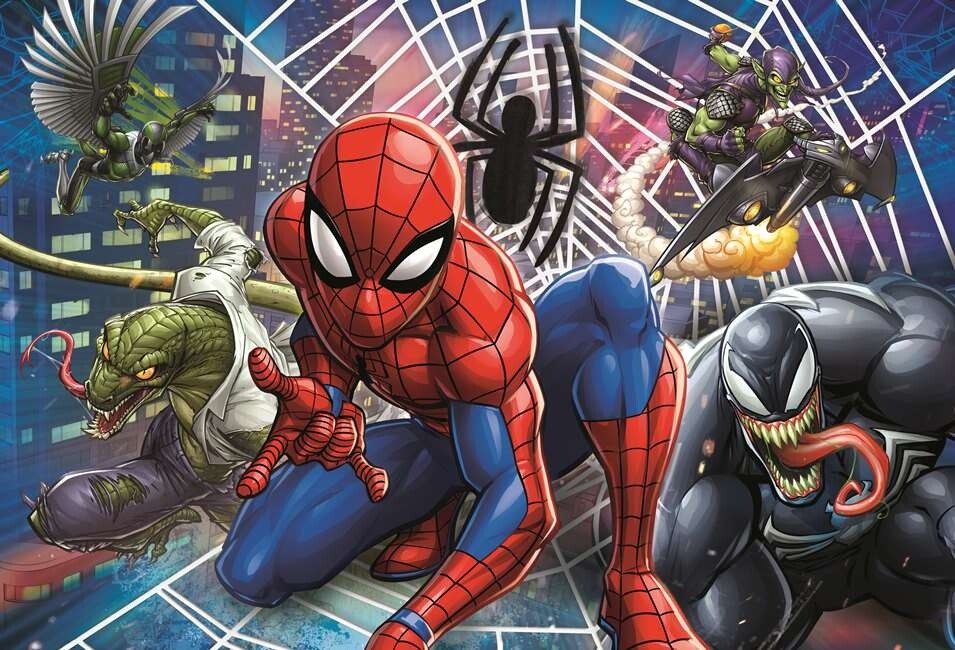 Clementoni - Spider-Man Puzzle - 60 Brikker - Maxi Puslespil