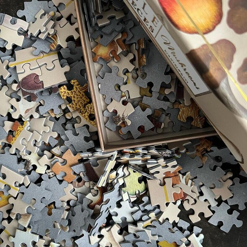 Koustrup Co - Mushrooms Flora Danica Puzzle - 1000 Pieces