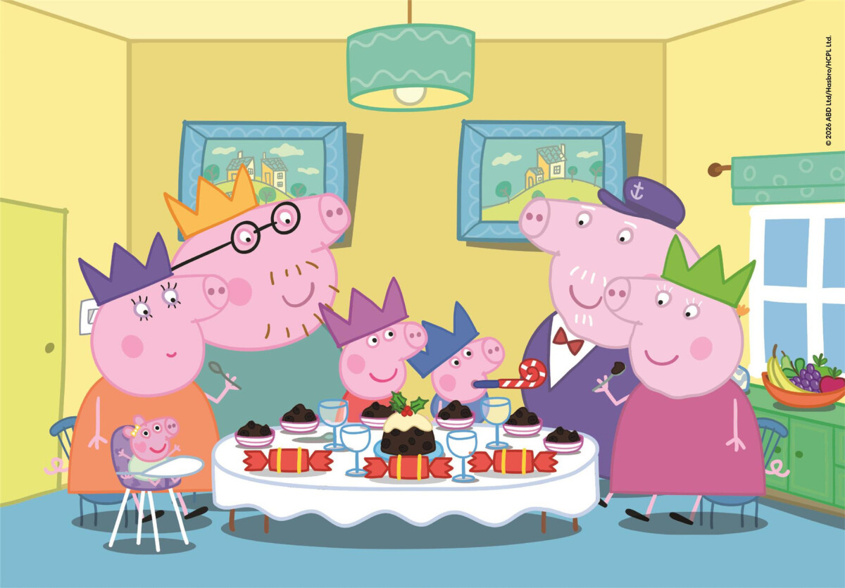 Clementoni - Peppa Pig Puzzle - 2X20 Brikker - Gurli Gris Puslespil