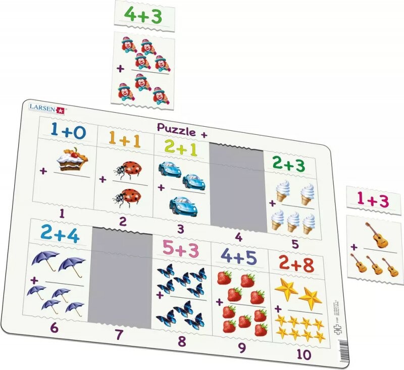 Larsen Puslespil - Plusstykker - 20 Brikker