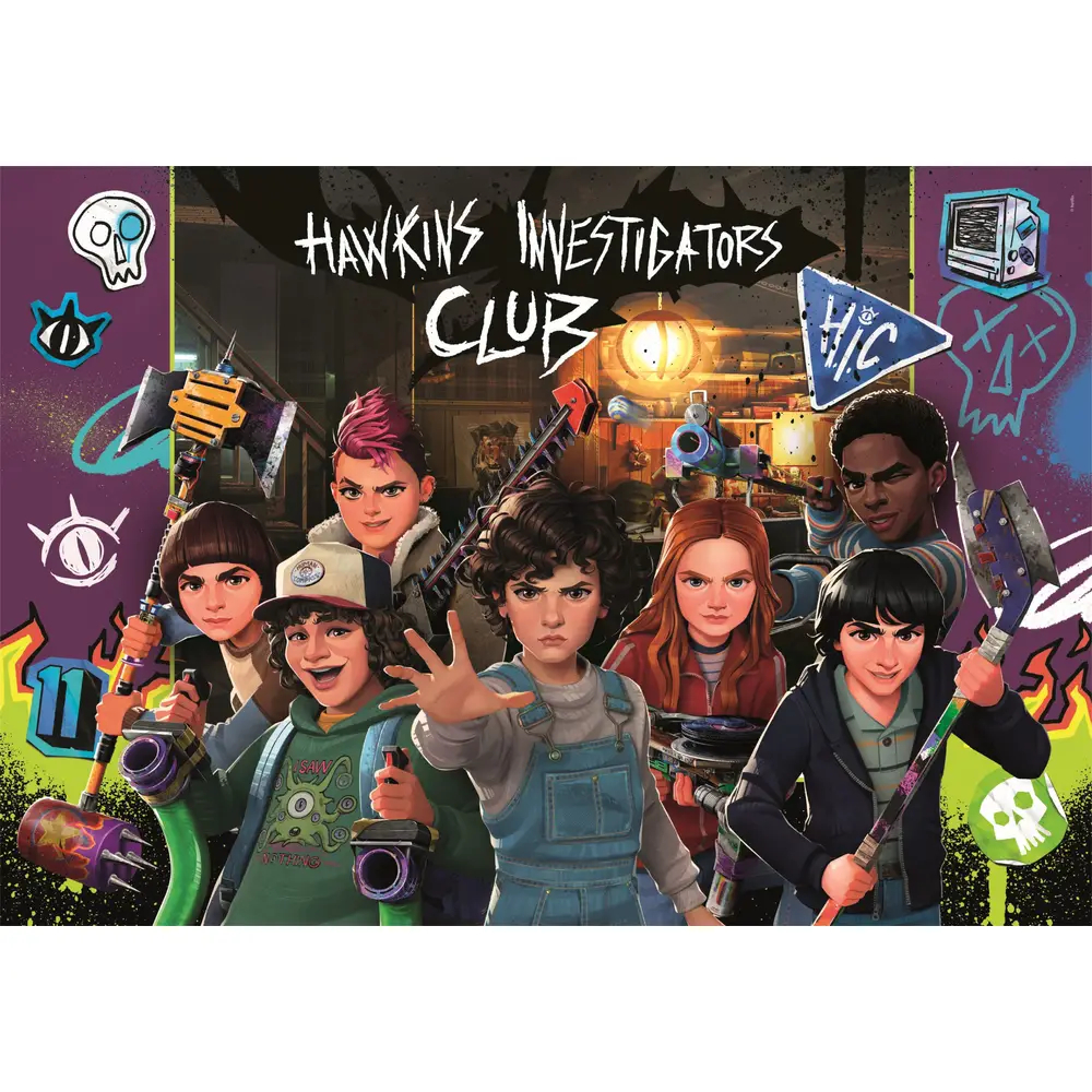 Clementoni - Stranger Things Tales From 85 Puzzle - 180 Brikker
