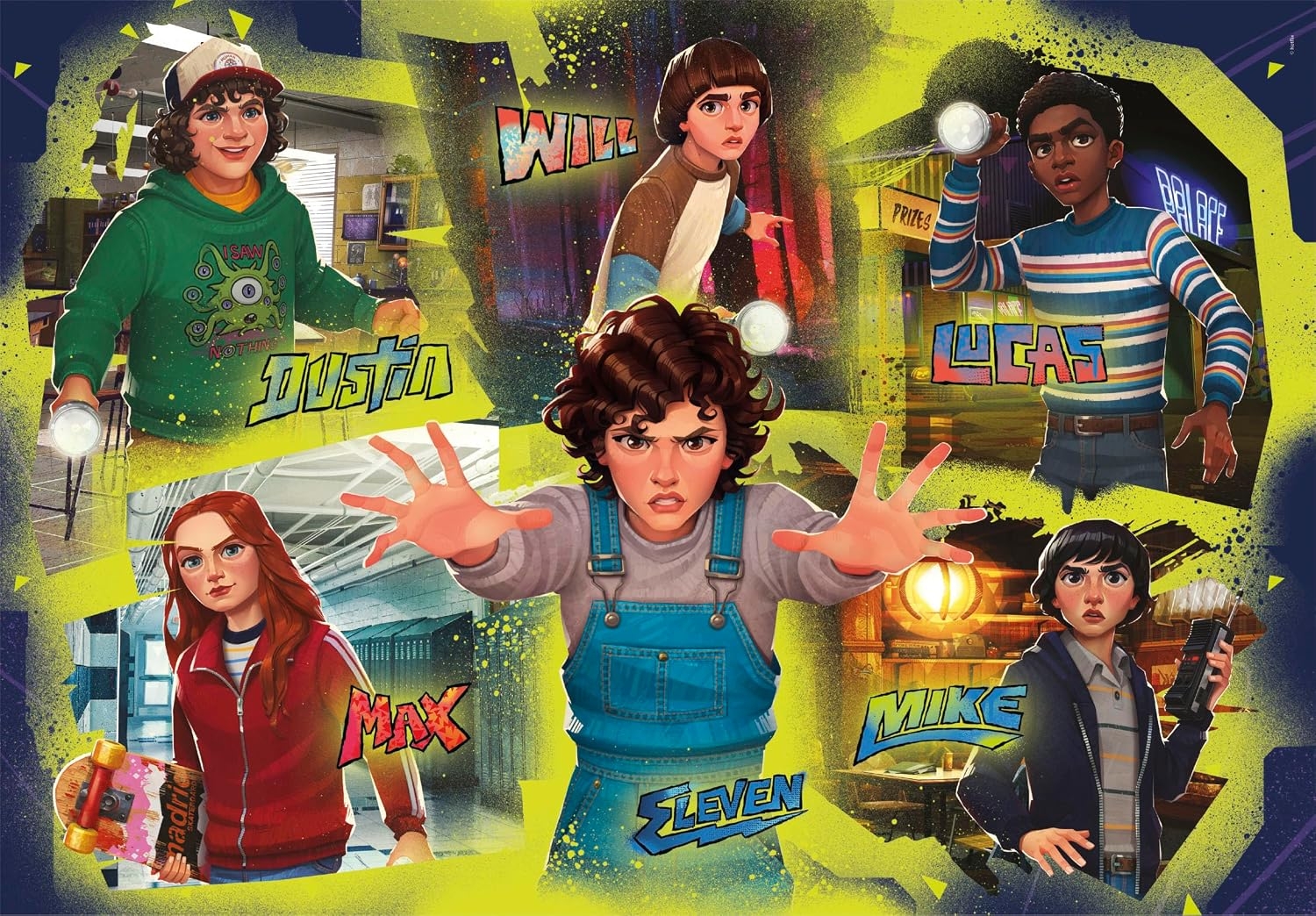 Clementoni - Stranger Things Tales From 85 Puzzle - 180 Brikker