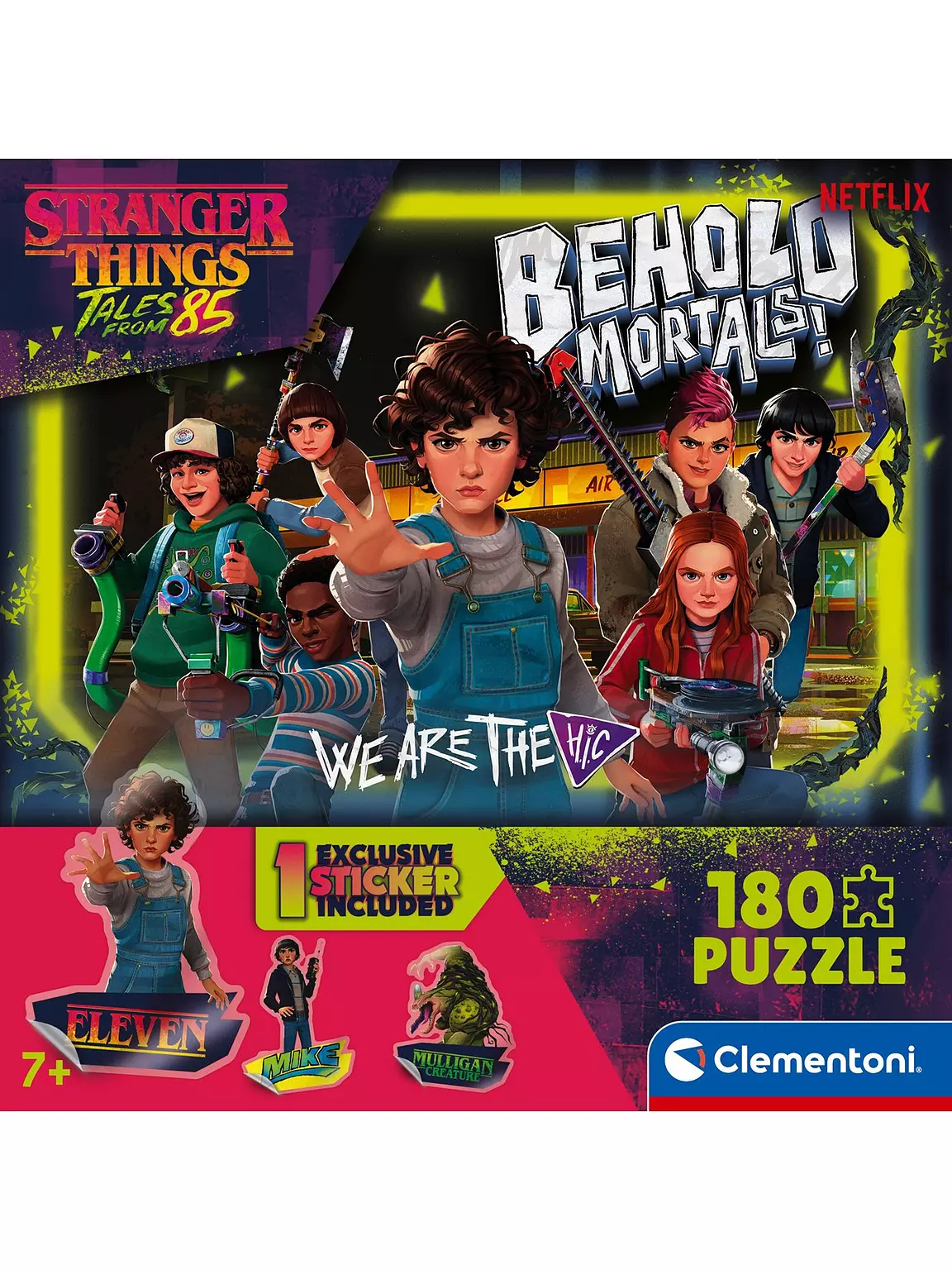 Clementoni - Stranger Things Tales From 85 Puzzle - 180 Brikker