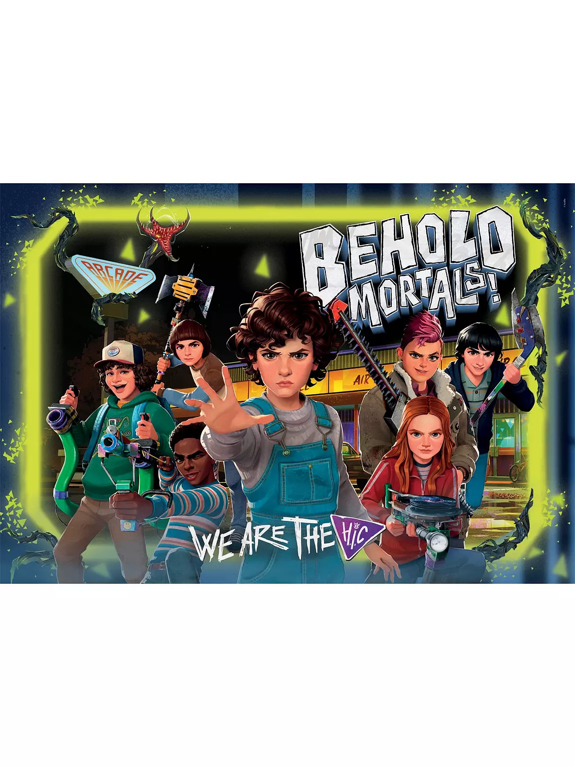 Clementoni - Stranger Things Tales From 85 Puzzle - 180 Brikker