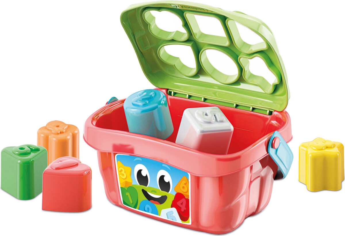 Puttekasse Med 6 Former - Baby Clementoni