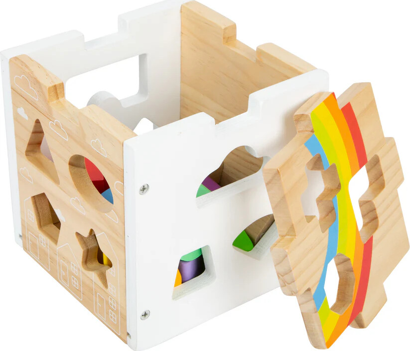 Puttekasse I Træ - Regnbue - Small Foot