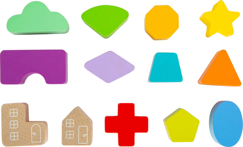 Puttekasse I Træ - Regnbue - Small Foot