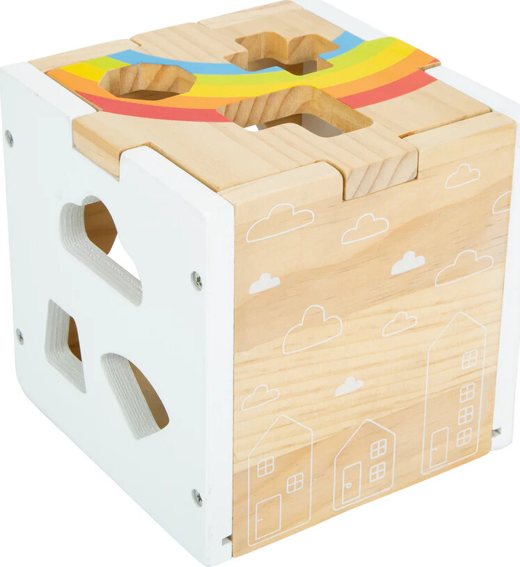 Puttekasse I Træ - Regnbue - Small Foot