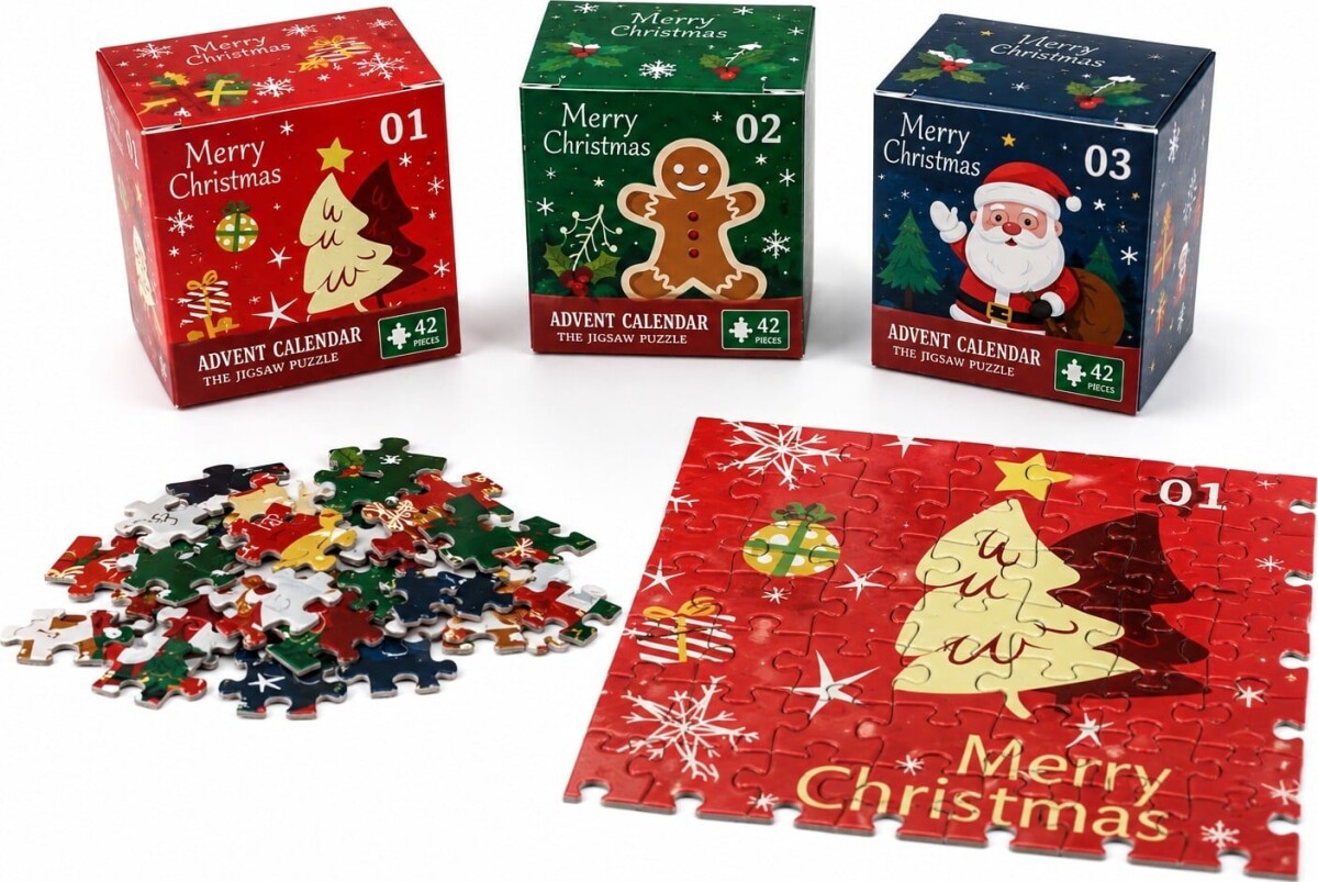 Puzzles - Julekalender Puslespil - 24 Temaer