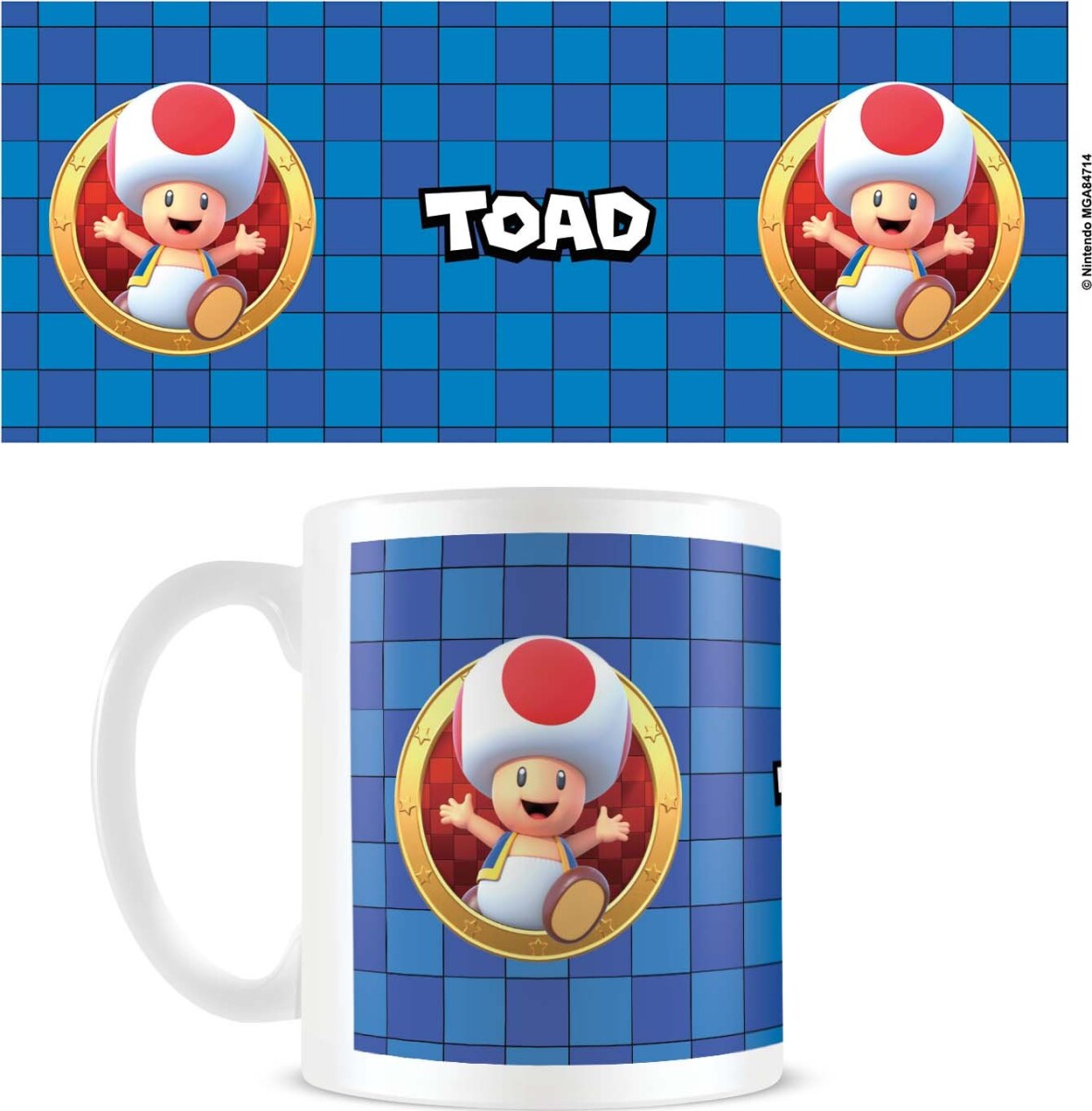 Pyramid International - Krus Super Mario Toad 3D Port - Hvid