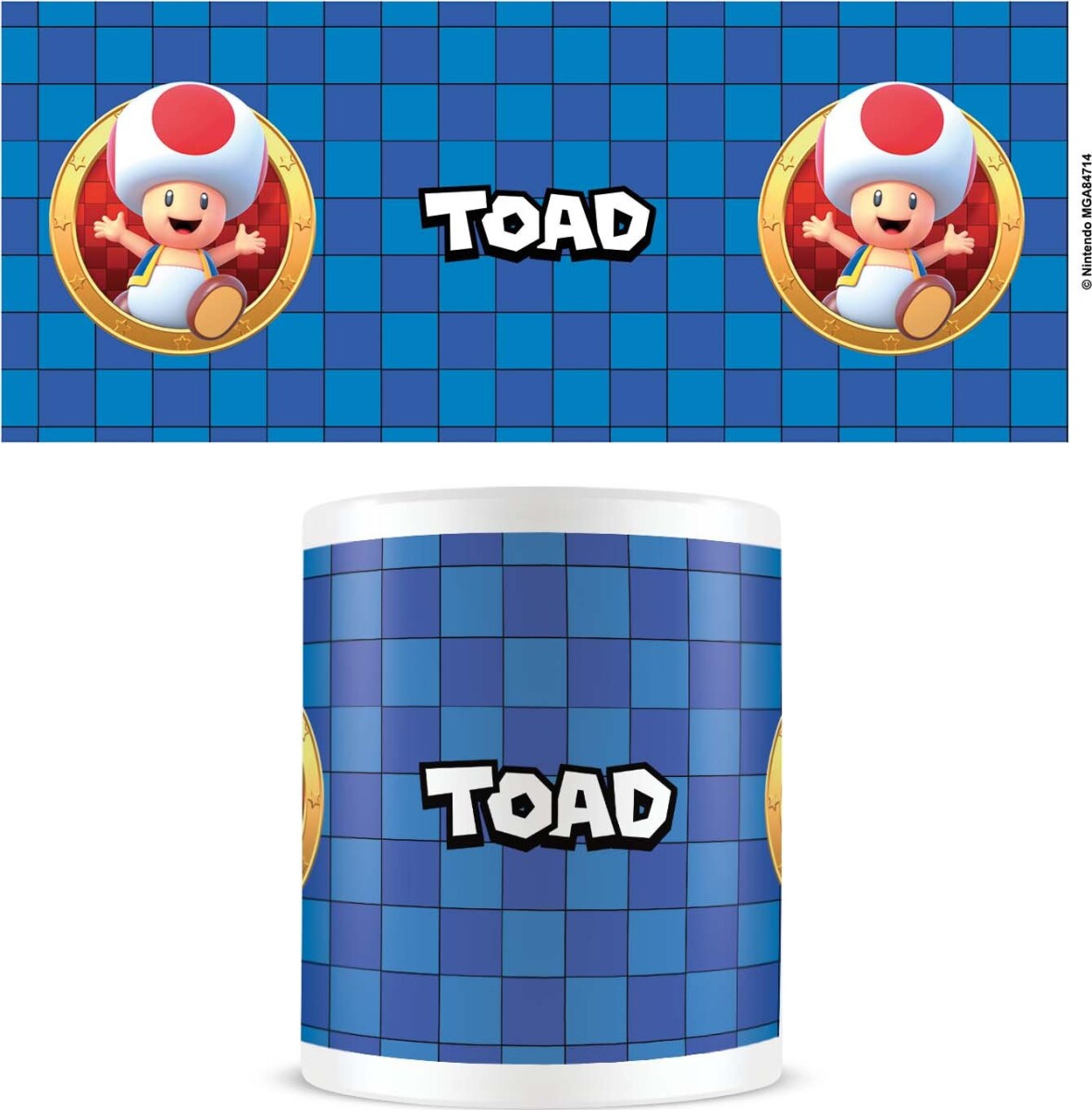 Pyramid International - Krus Super Mario Toad 3D Port - Hvid