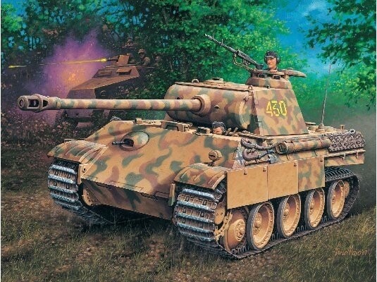 Revell - Panther Ausf G Tank Byggesæt - 1 72 - 03171