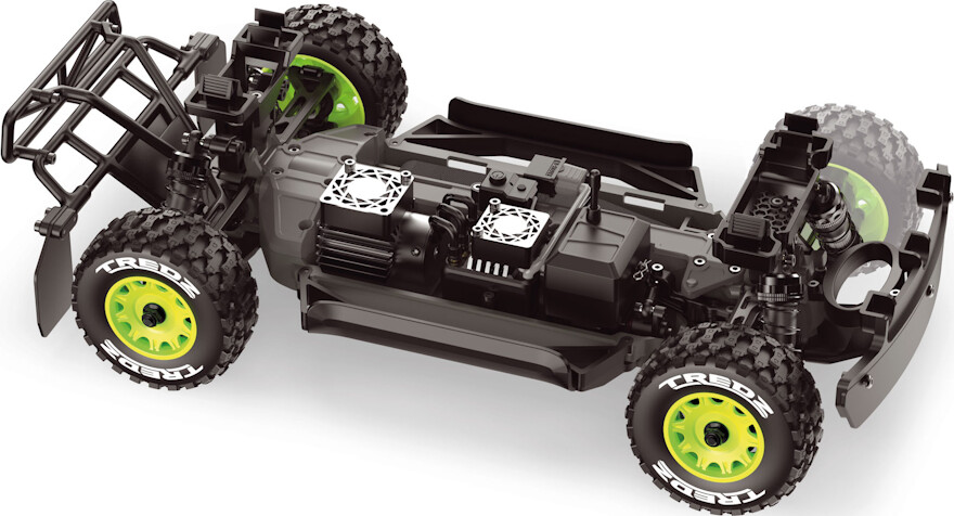 Maverick Rc - Qbyte Sc Pro Sc Truck Bil - 1 12 - Grøn - Mv151203