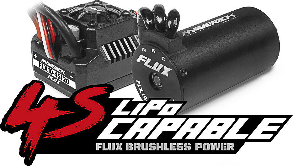 Maverick - Quantumr Flux 4S Fjernstyret Muscle Car - 1 8 - Grå - Mv150311