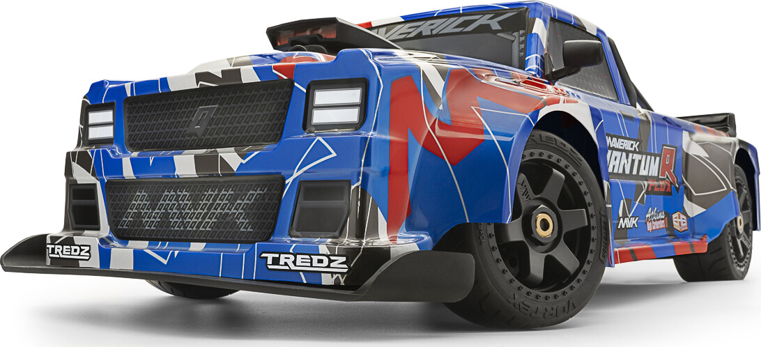 Maverick - Quantumr Flux 4S Fjernstyret Truck - 1 8 - Blå Og Rød -