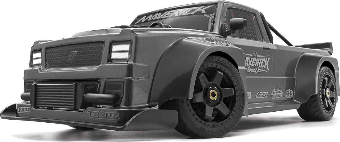 Maverick - Quantumr Flux 4S Fjernstyret Truck - 1 8 - Grå - Mv150351