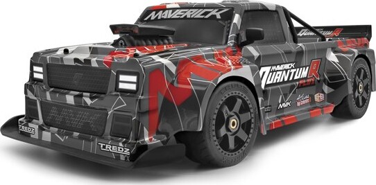 Maverick - Quantumr Flux 4S Fjernstyret Truck - 1 8 - Grå Og Rød -