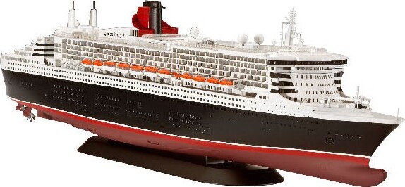Revell - Queen Mary 2 Model Skib Byggesæt - 1 700 - Level 4 - 05231