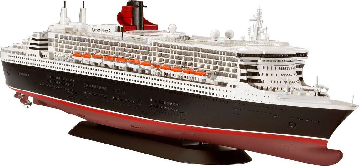 Revell - Queen Mary 2 Model Skib Byggesæt - 1 700 - Level 4 - 05231