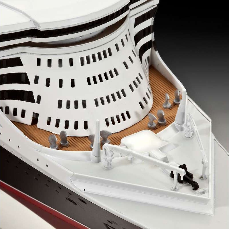 Revell - Queen Mary 2 Model Skib Byggesæt - 1 700 - Level 4 - 05231