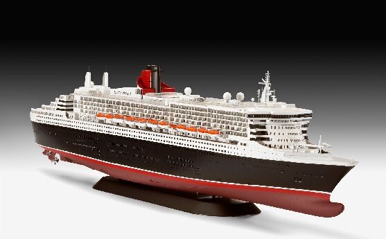 Revell - Queen Mary 2 Model Skib Byggesæt - 1 700 - Level 4 - 05231