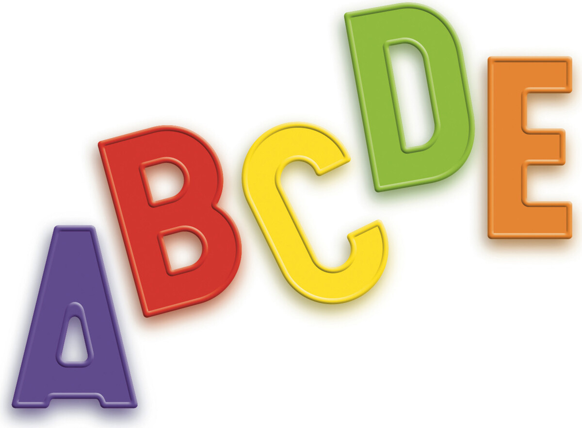 Quercetti - Magnetiske Bogstaver 48 Dele - Qu-5461