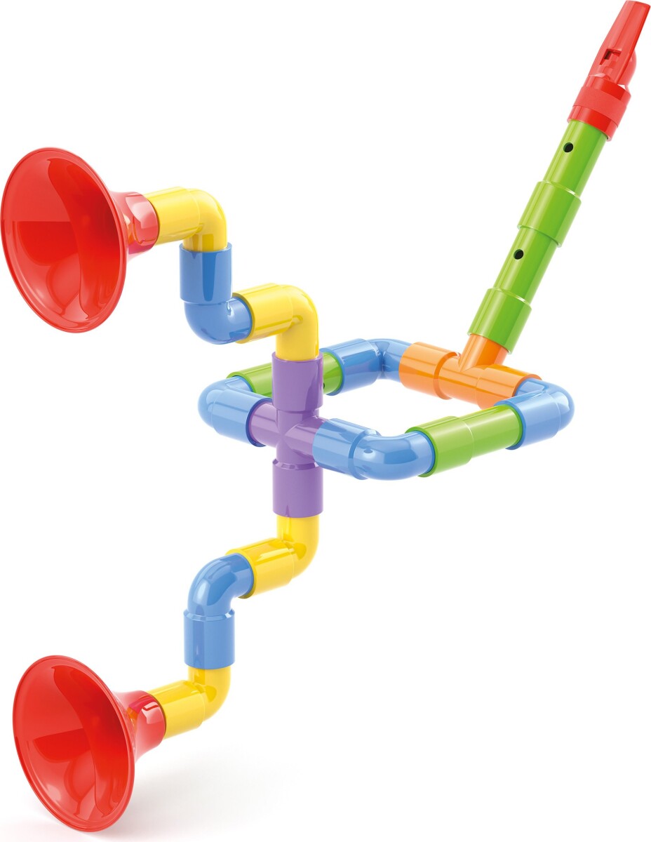 Quercetti - Saxofløjte Super - Byg-Selv Musiklegetøj - 24 Dele