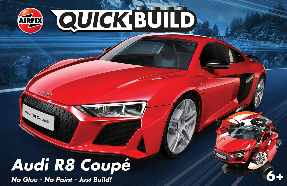 Airfix - Quick Build - Audi R8 Coupe - J6049