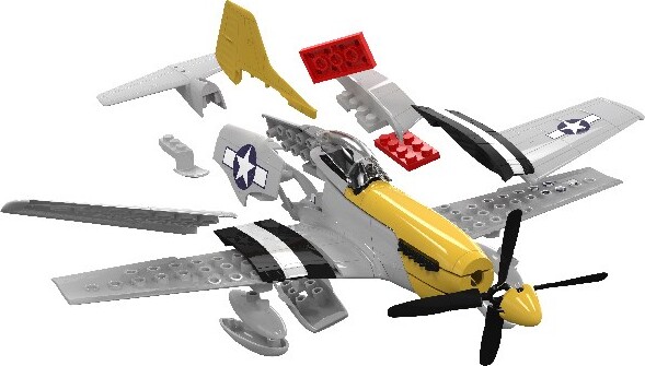 Airfix - Quick Build - P-51D Mustang - J6016
