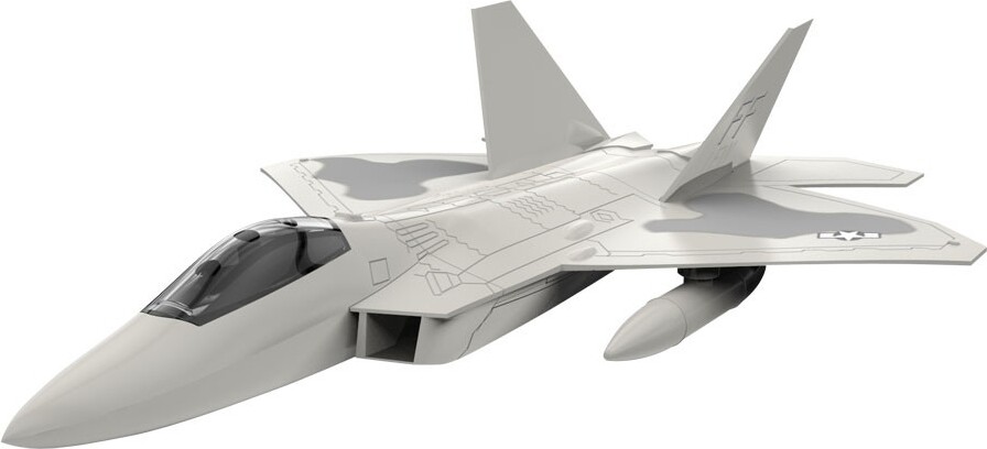 Airfix Quick Build - F22 Raptor Modelfly Byggesæt - J6005