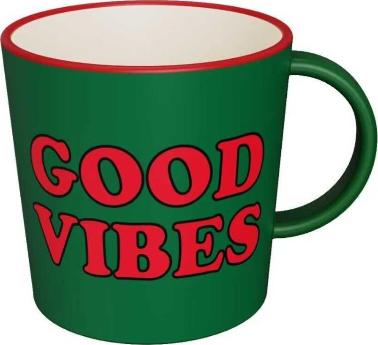 Quy Cup - Krus - Snoopy Good Vibes - Multimønster - 400 Ml