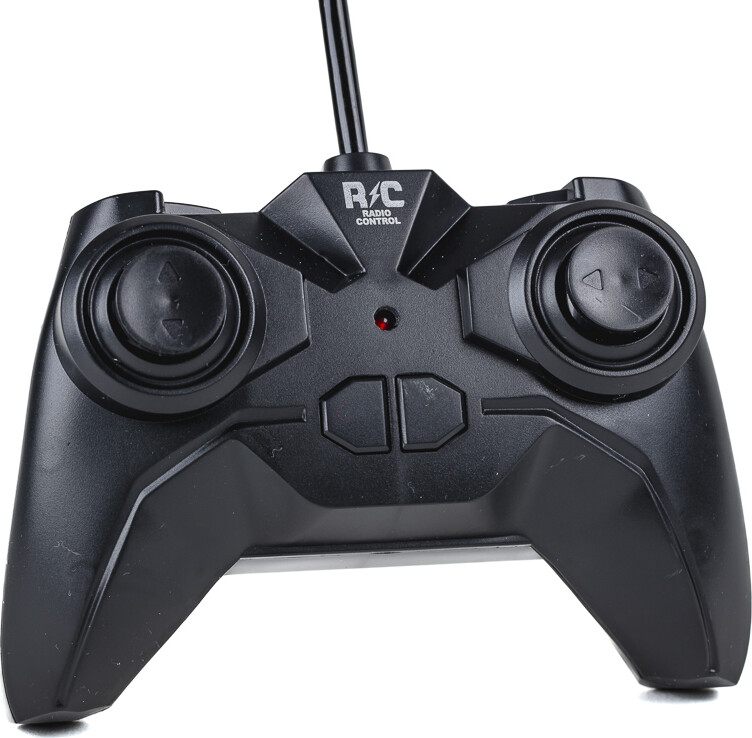 Tec-Toy - Racer Rc Bil Med Lys - 1 18 - 2 4 Ghz - 20 Kmt - Blå Gul