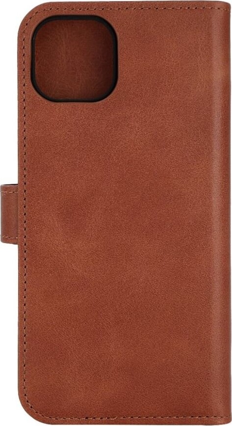 Radicover - Antistråling Flip Cover - Iphone 14 Plus - Læder - Brun