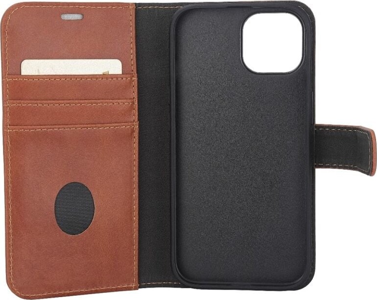 Radicover - Antistråling Flip Cover - Iphone 15 - Magsafe - Brun