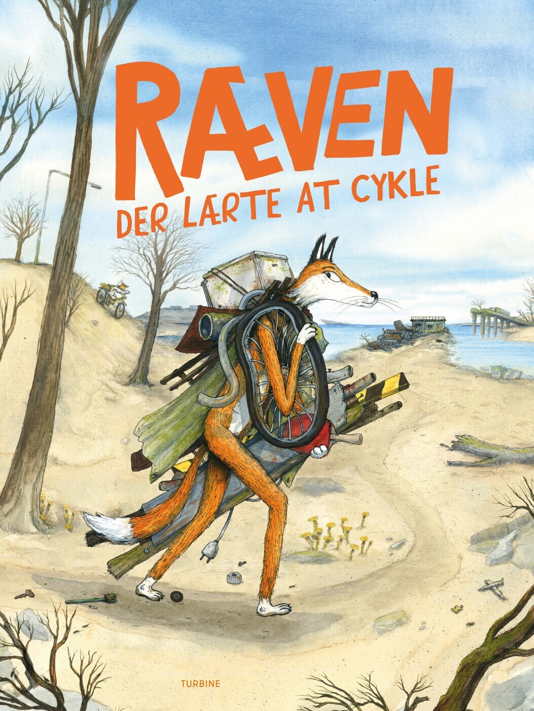 Ræven Der Lærte At Cykle