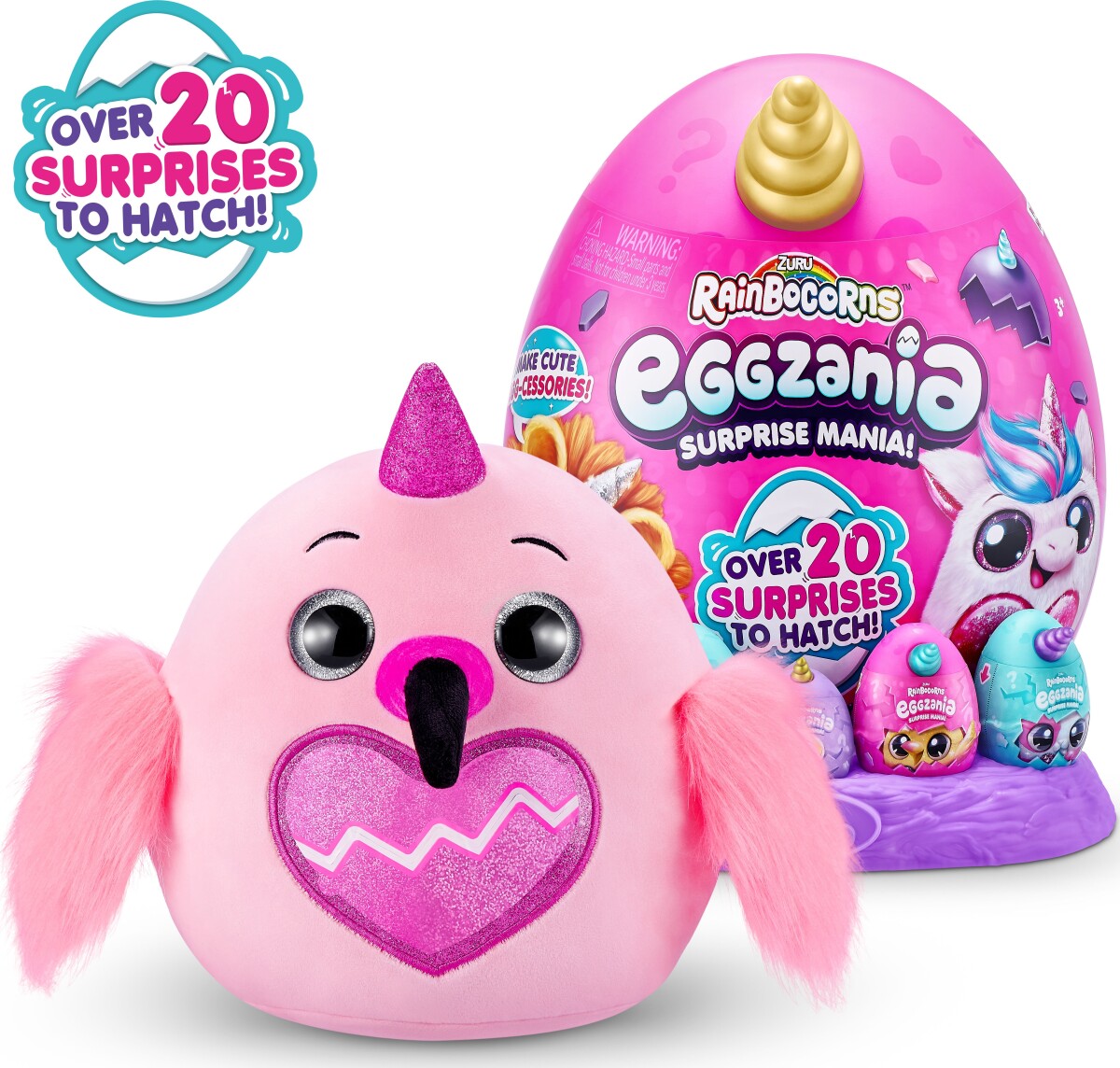 Zuru Rainbocorns Æg - Eggzania Med 20 Overraskelser - Series 1
