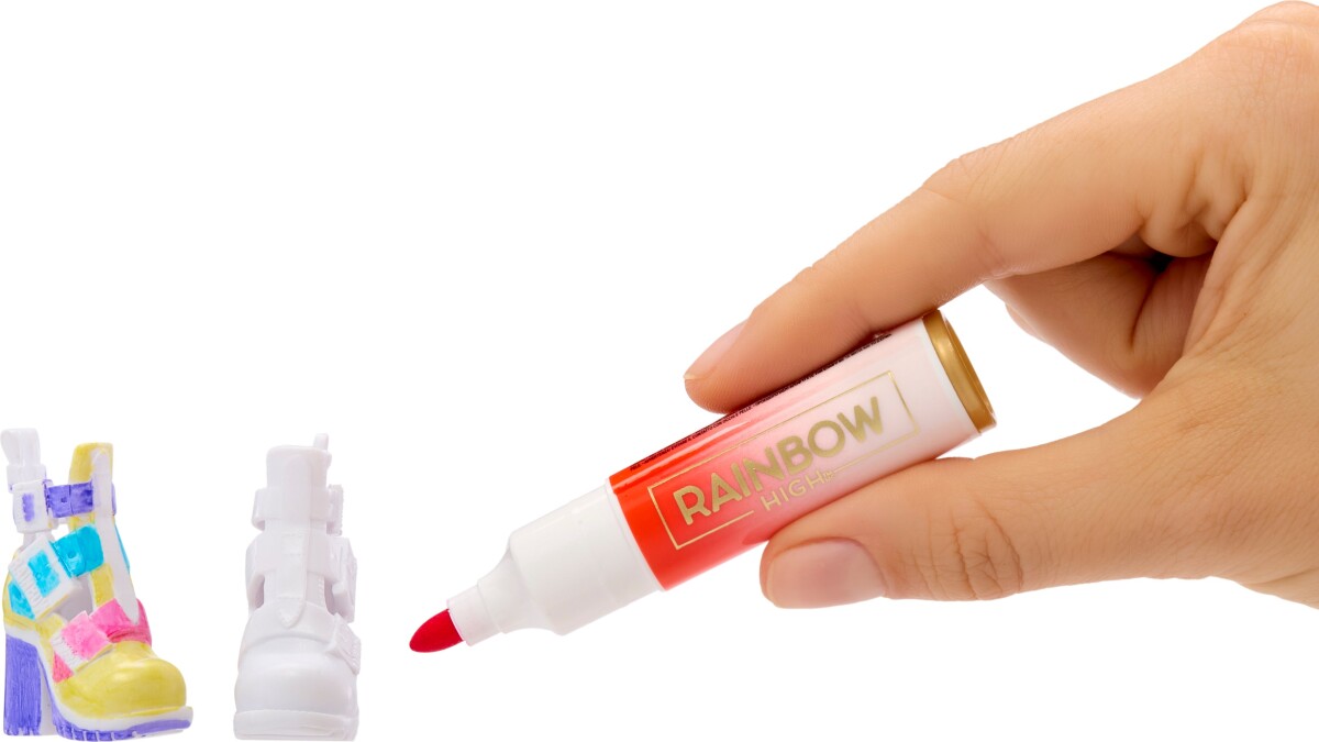 Rainbow High Air Brush Create Fashiondukker - Lilla Øjne