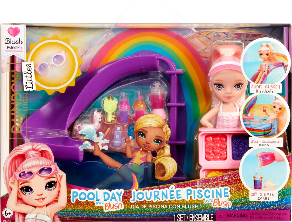 Rainbow High - Little Pool Day Med Blush Legesæt