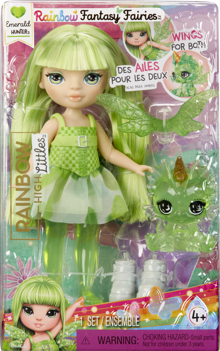 Rainbow High - Littles Rainbow Fantasy Fairies Dolls - Green