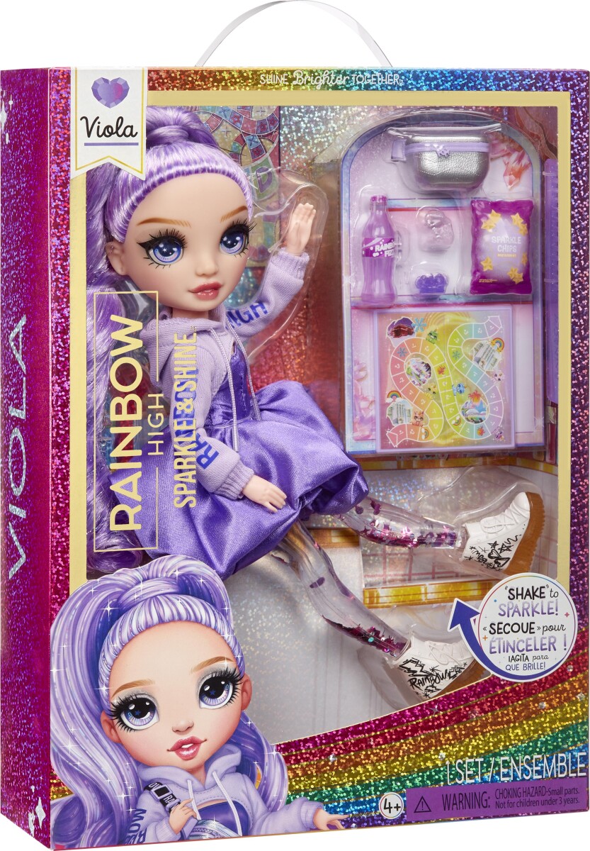 Rainbow High Dukke - Sparkle And Shine - Viola