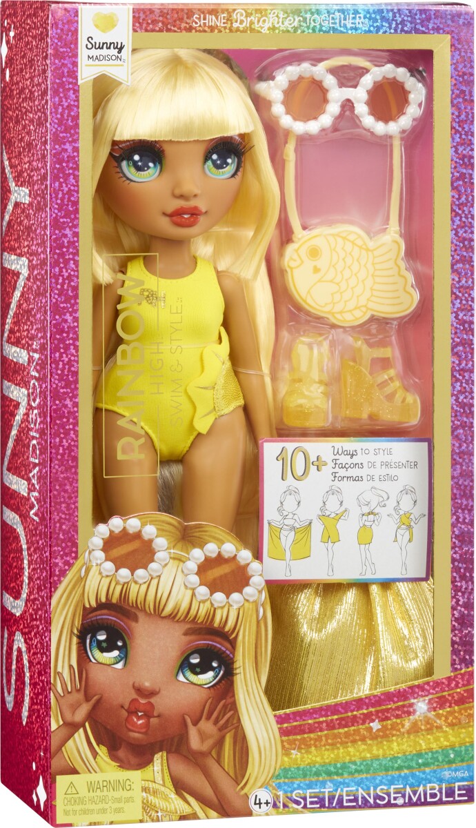 Rainbow High Dukke - Swim Fashion - Sunny - 28 Cm