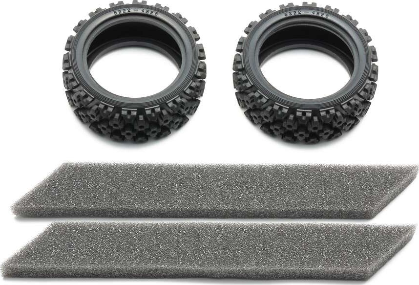 Rally Block Tires Soft2Pcs - 54861 - Tamiya