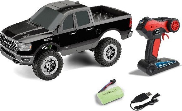 Dodge Ram 1500 Laramie Fjernstyret Bil - 1 10 - Revell Control - Sort