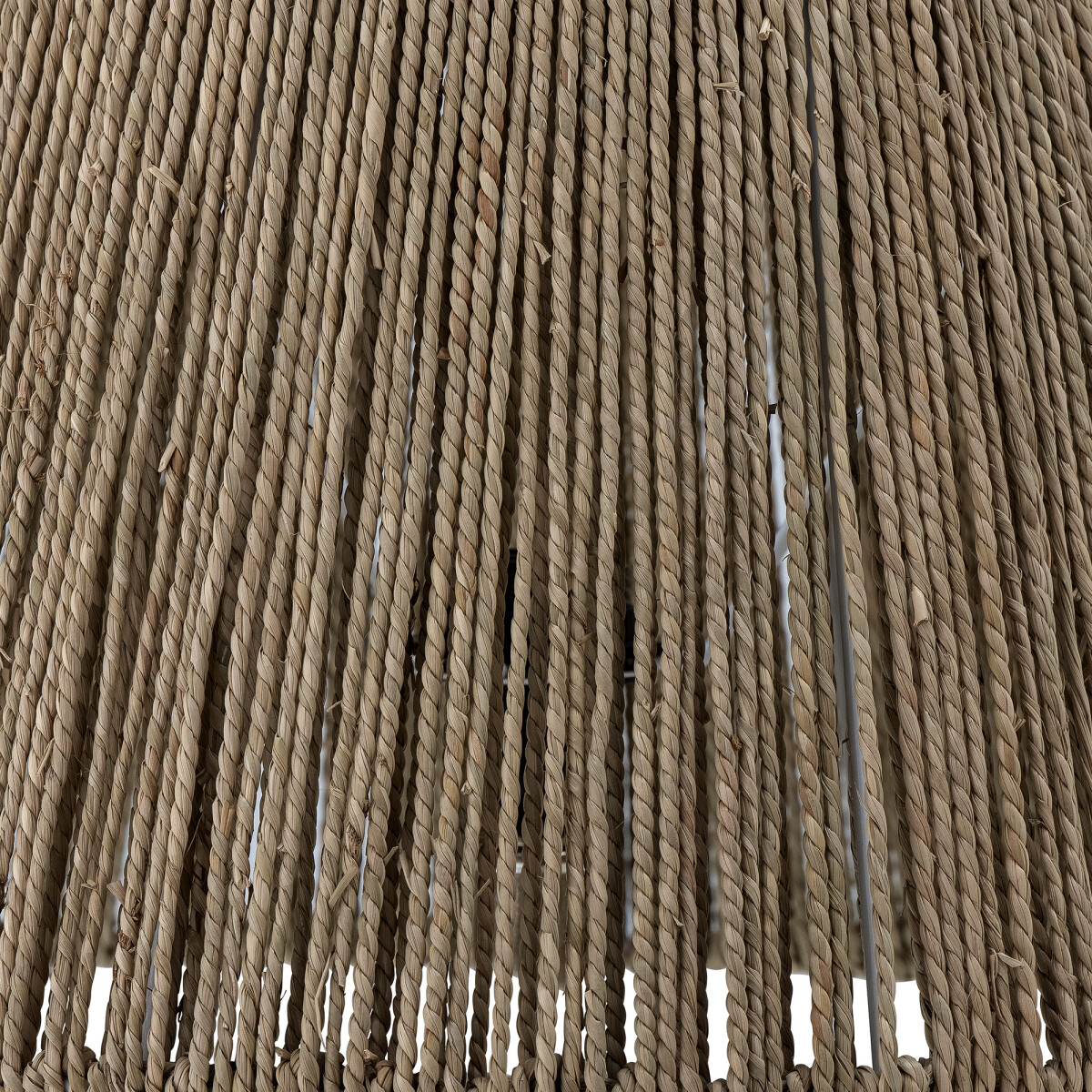 Bloomingville - Rama Bordlampe Med Skærm - Hvid - Stentøj