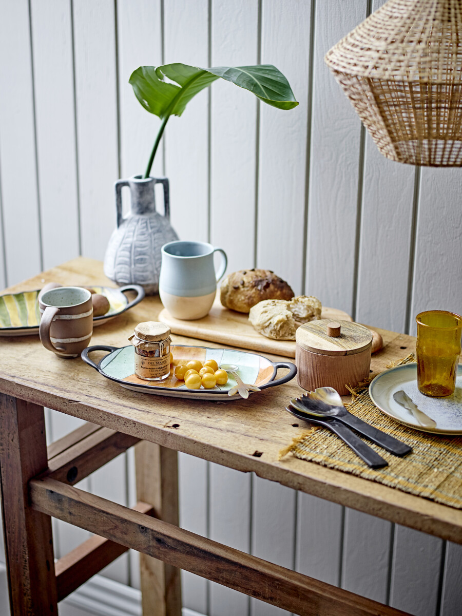 Creative Collection - Rane Vase - Grå - Keramik - H 20 Cm