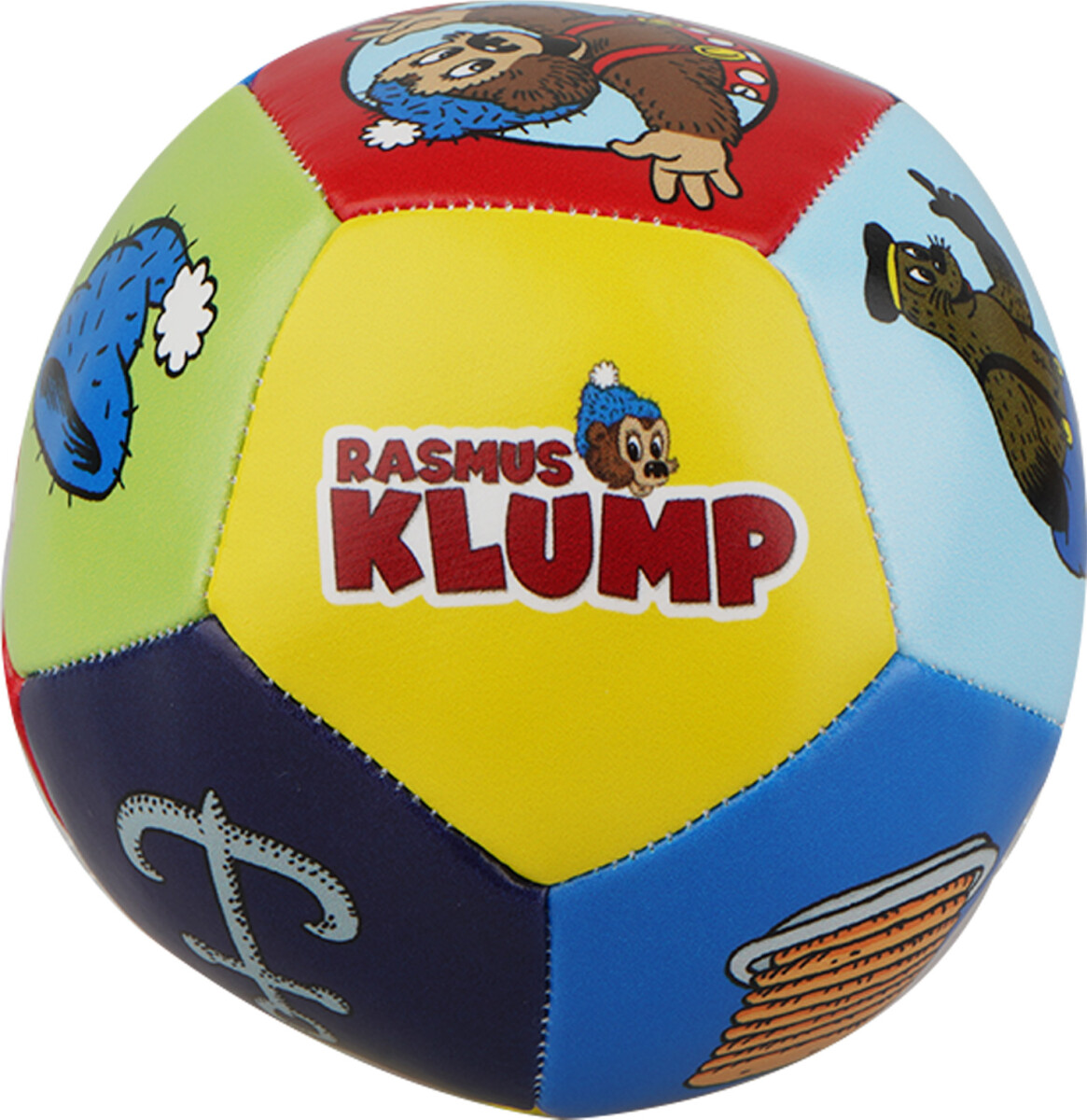 Rasmus Klump - Blød Legebold Med Figurer