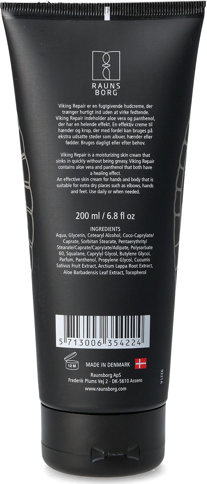 Raunsborg - Man Viking Repair Hand Body Cream 200 Ml