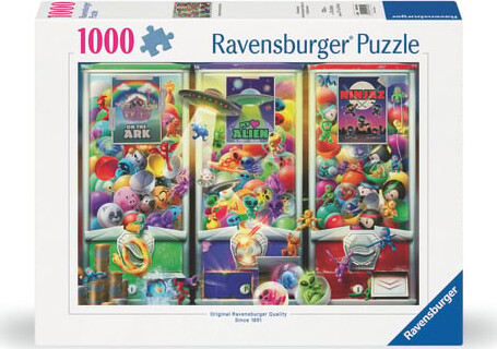 Ravensburger Puslespil - Dyr Aliens Og Ninjaer - 1000 Brikker