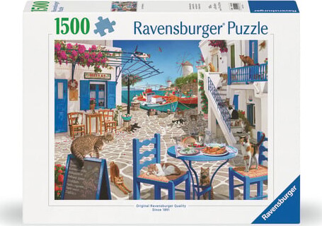 Ravensburger Puslespil - Katte Af Mykonos - 1500 Brikker